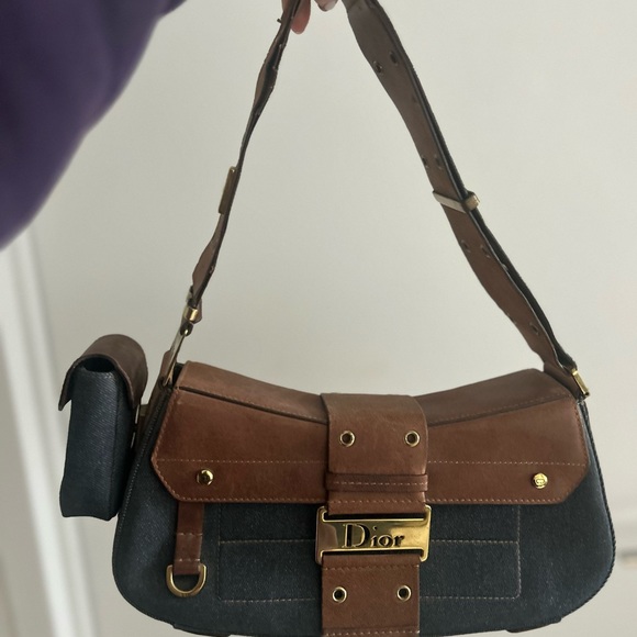 Vintage Dior Columbus bag in denim - Picture 4 of 10
